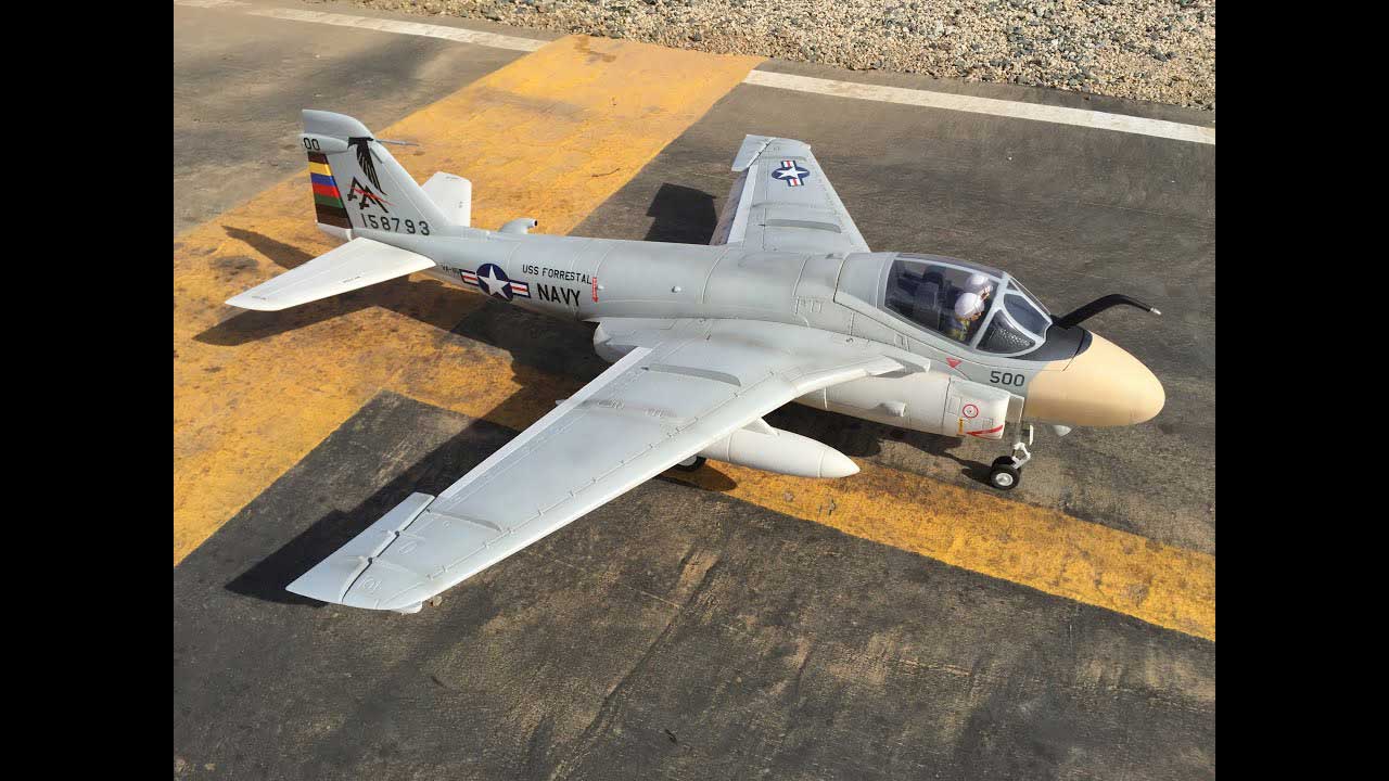 A-6 Intruder Grounded Aerial View