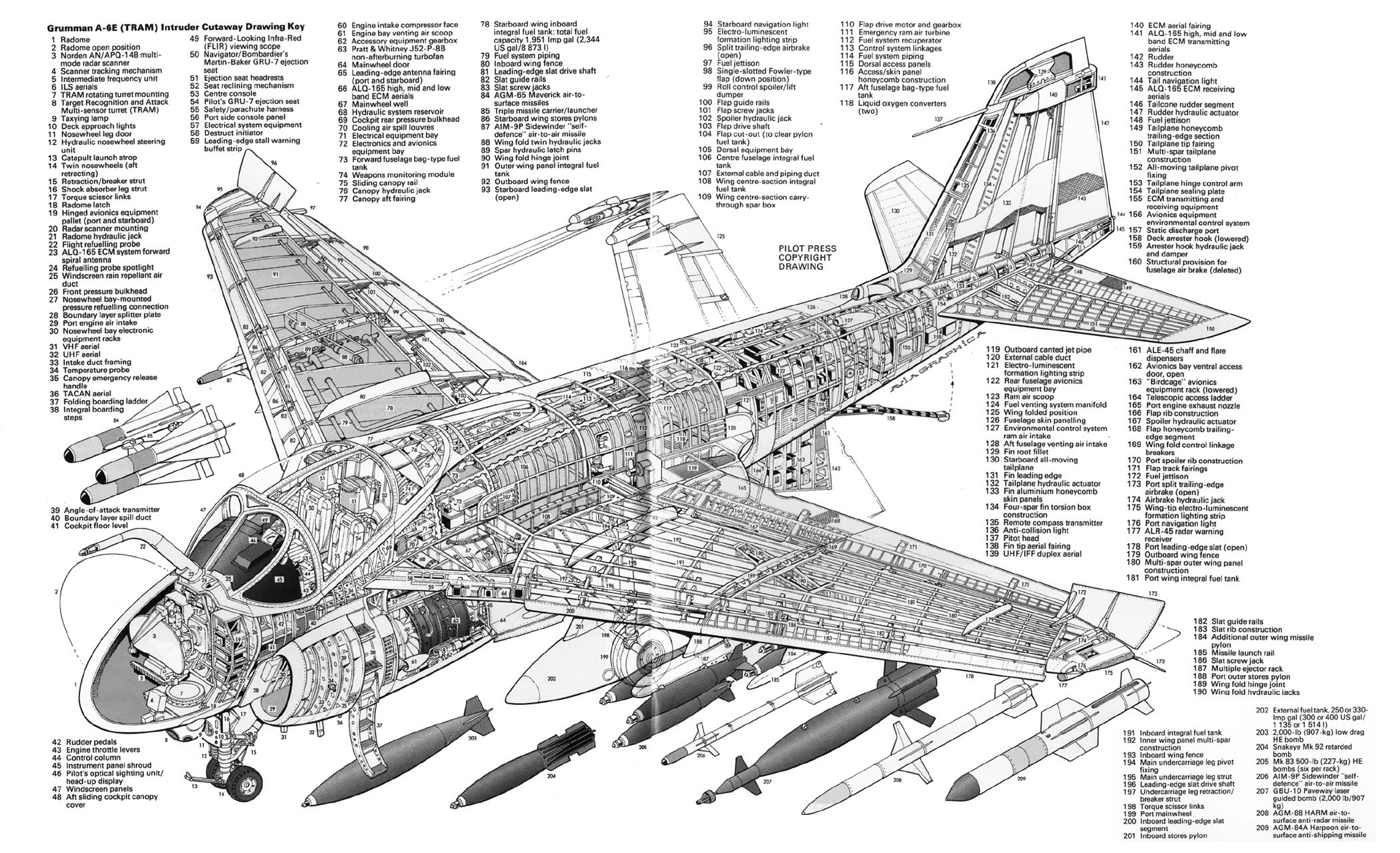 A-6 Intruder Parts List